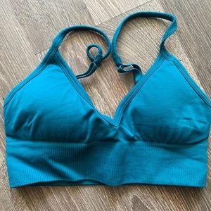 Lululemon Ebb to Street Bra- teal blue